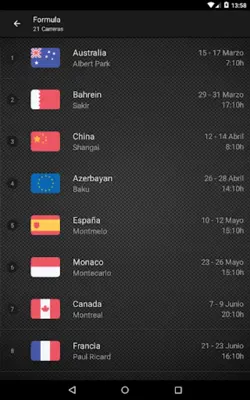 Carreras (2020) android App screenshot 0