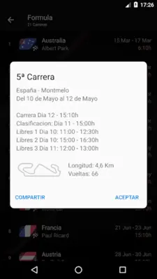 Carreras (2020) android App screenshot 4